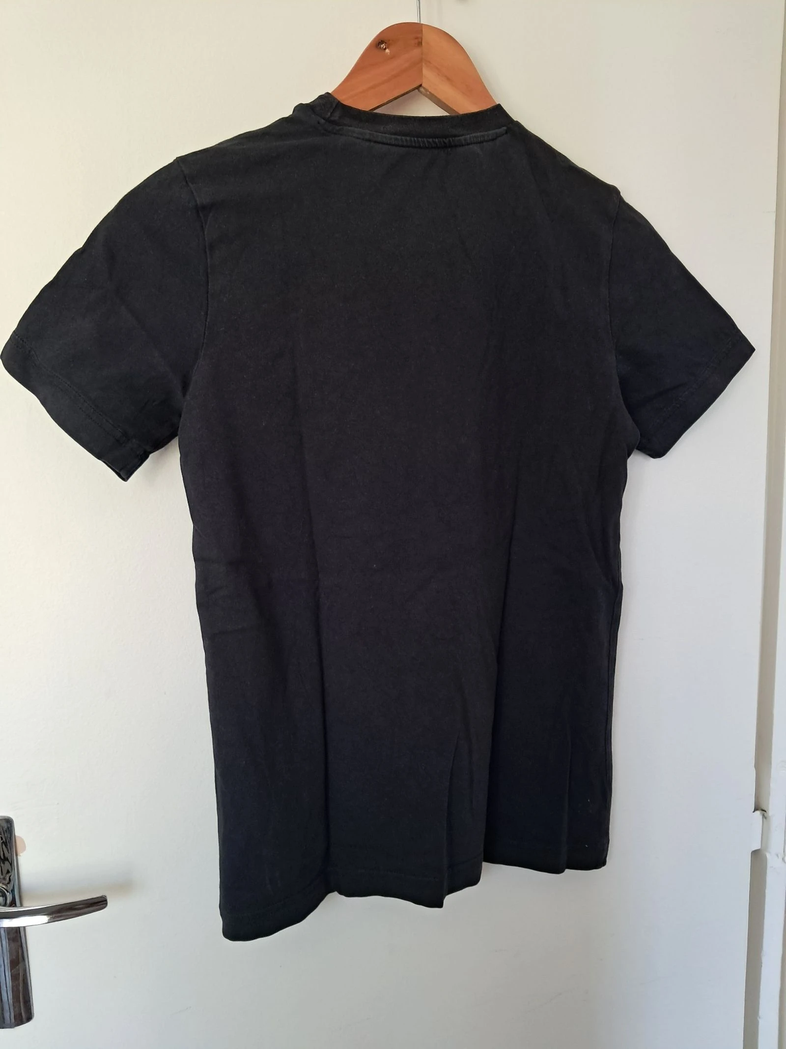 Camiseta de manga curta tamanho 11-12 anos preta adidas – photo 5